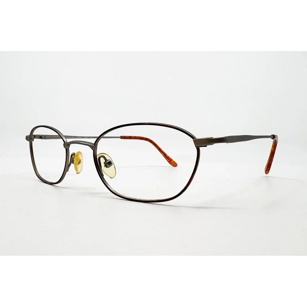 Chesterfield Eyeglass Frames Mens Brown Titanium Oval CH393T 49-20-145
